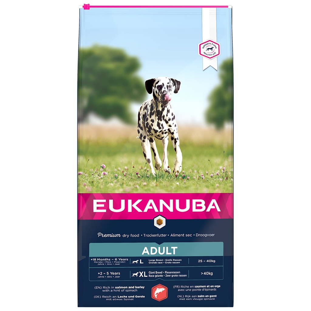 Euk Dog Adult Large Salmon