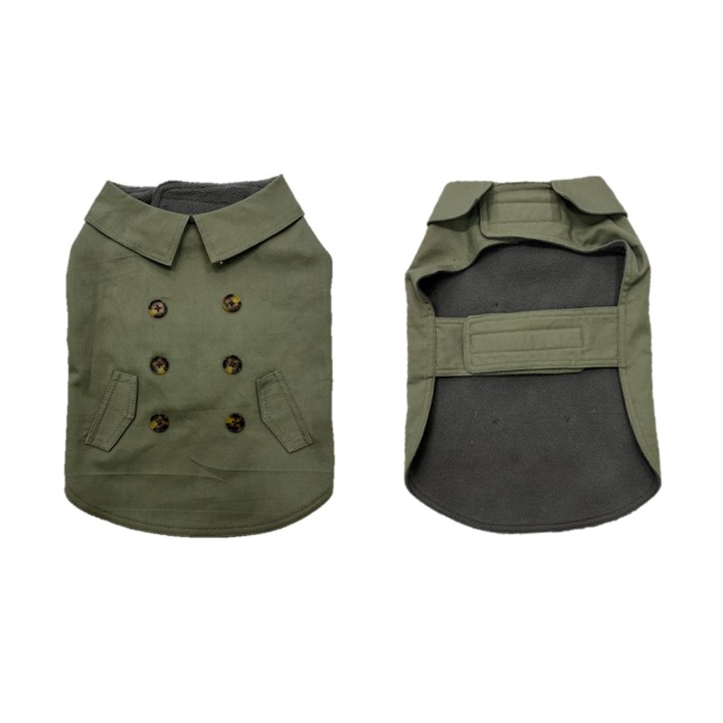 Hondenjas trench coat