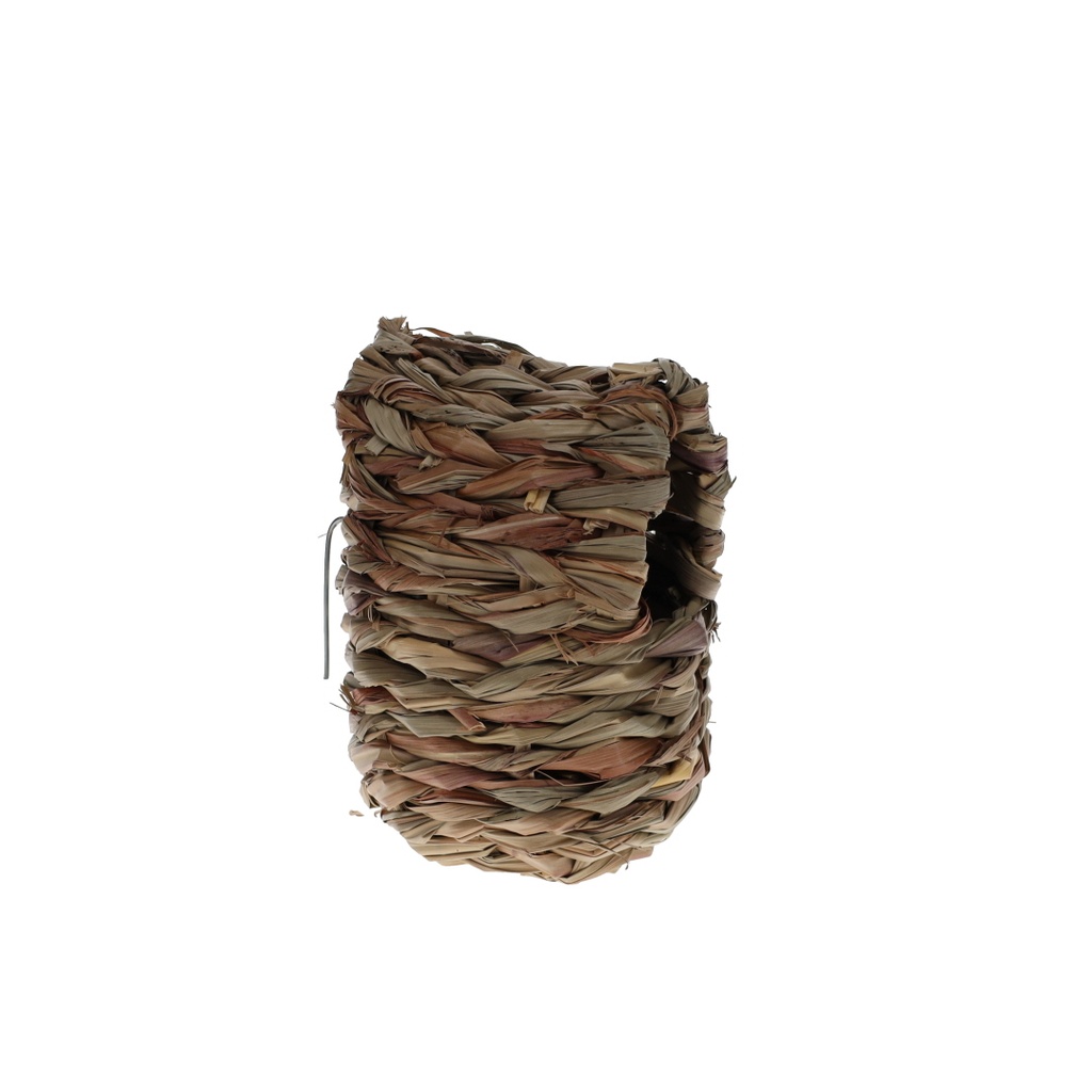 Reed nesting bag with hook