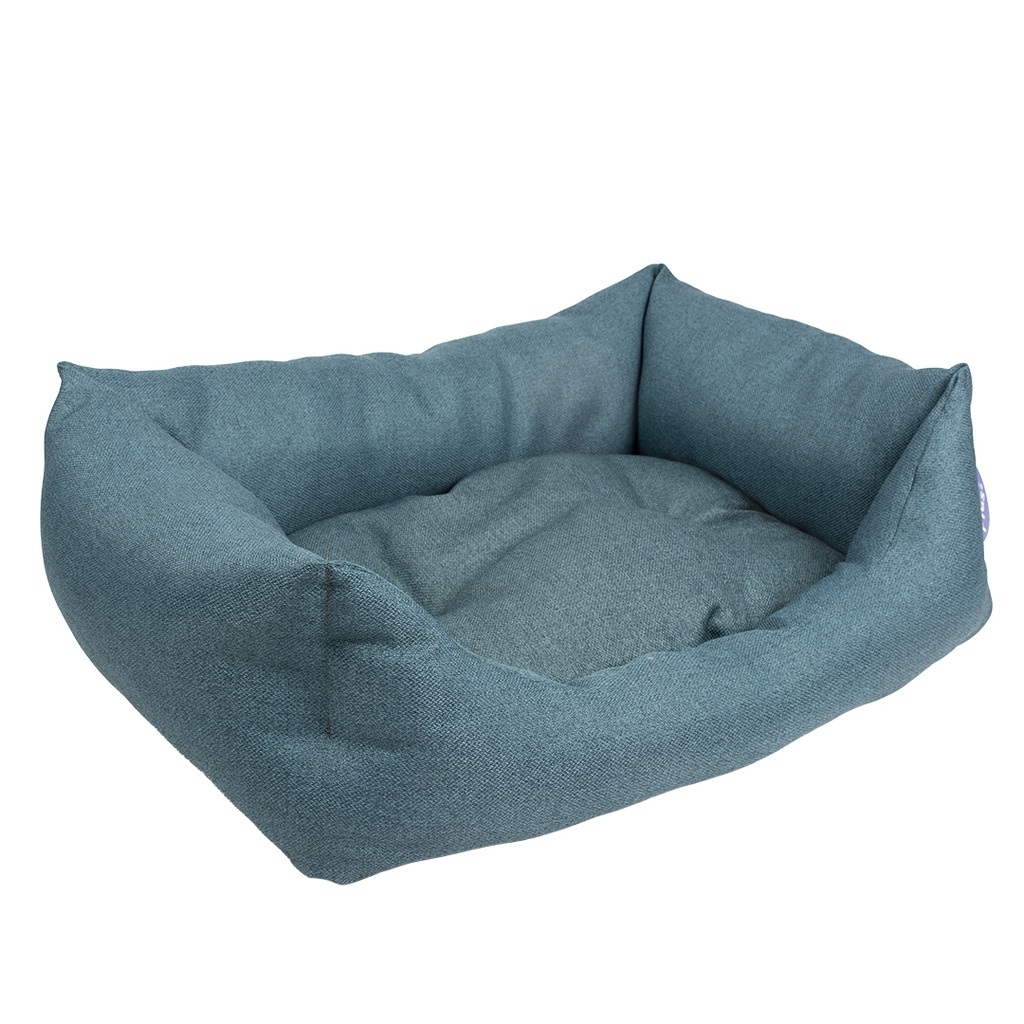 Bed rectangular Royal blue