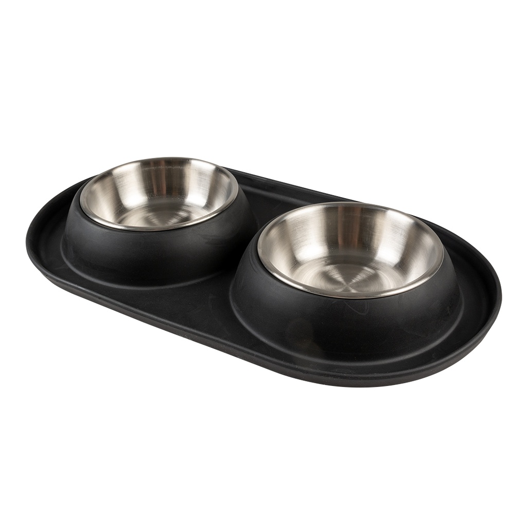 Dinner set no-spill rubber