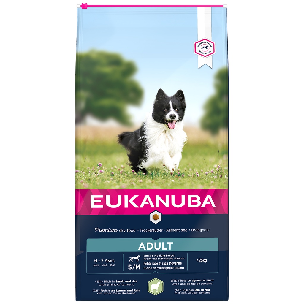 Euk Dog Adult Sm&Med Lamb&Rice