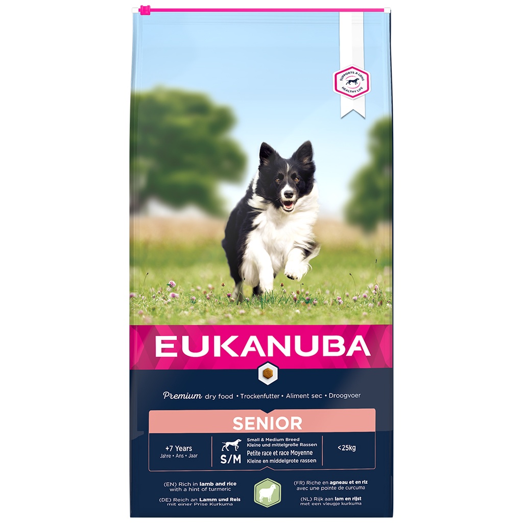 Euk Dog Senior Sm&Med Lamb&Rice