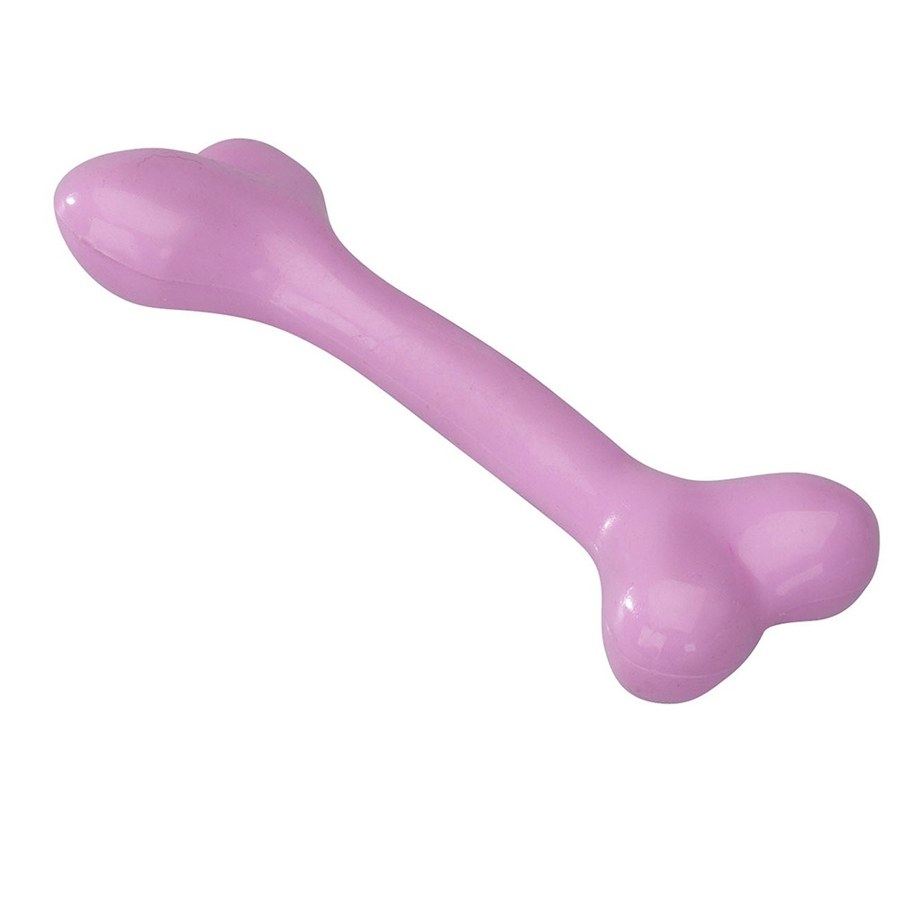 Rubber Bone With Strawberry Flavour