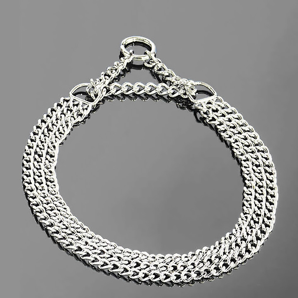Collar for training triple row