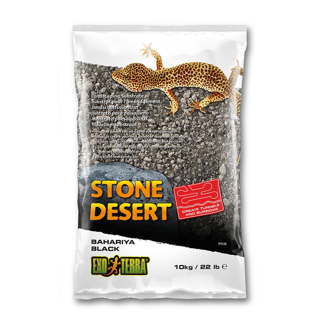 EX Substrat Stone Desert Bahariya Black