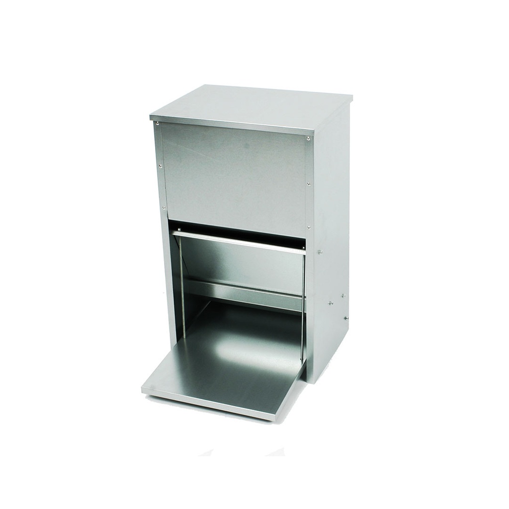 Galvanised self-service feeder