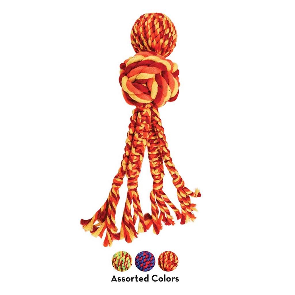 KONG wubba weaves w/rope