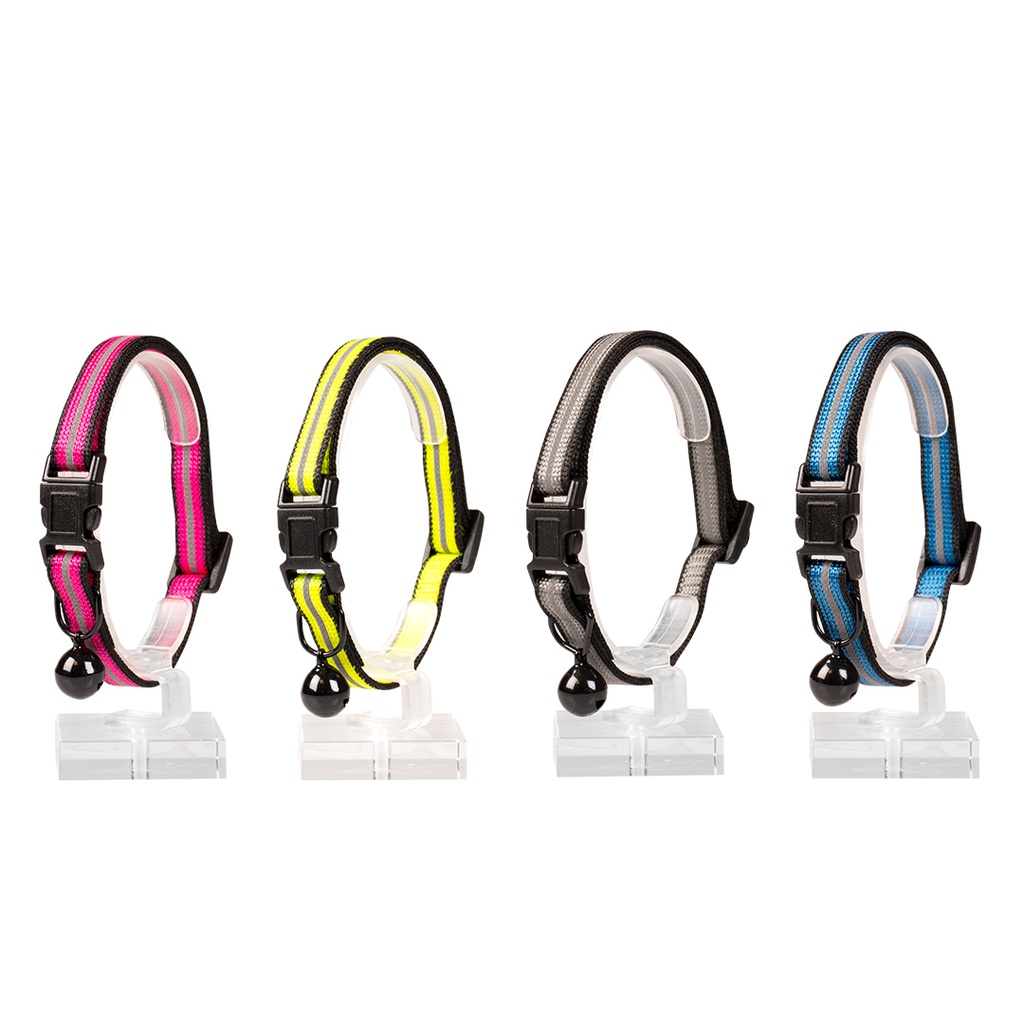 Cat collar reflective duo
