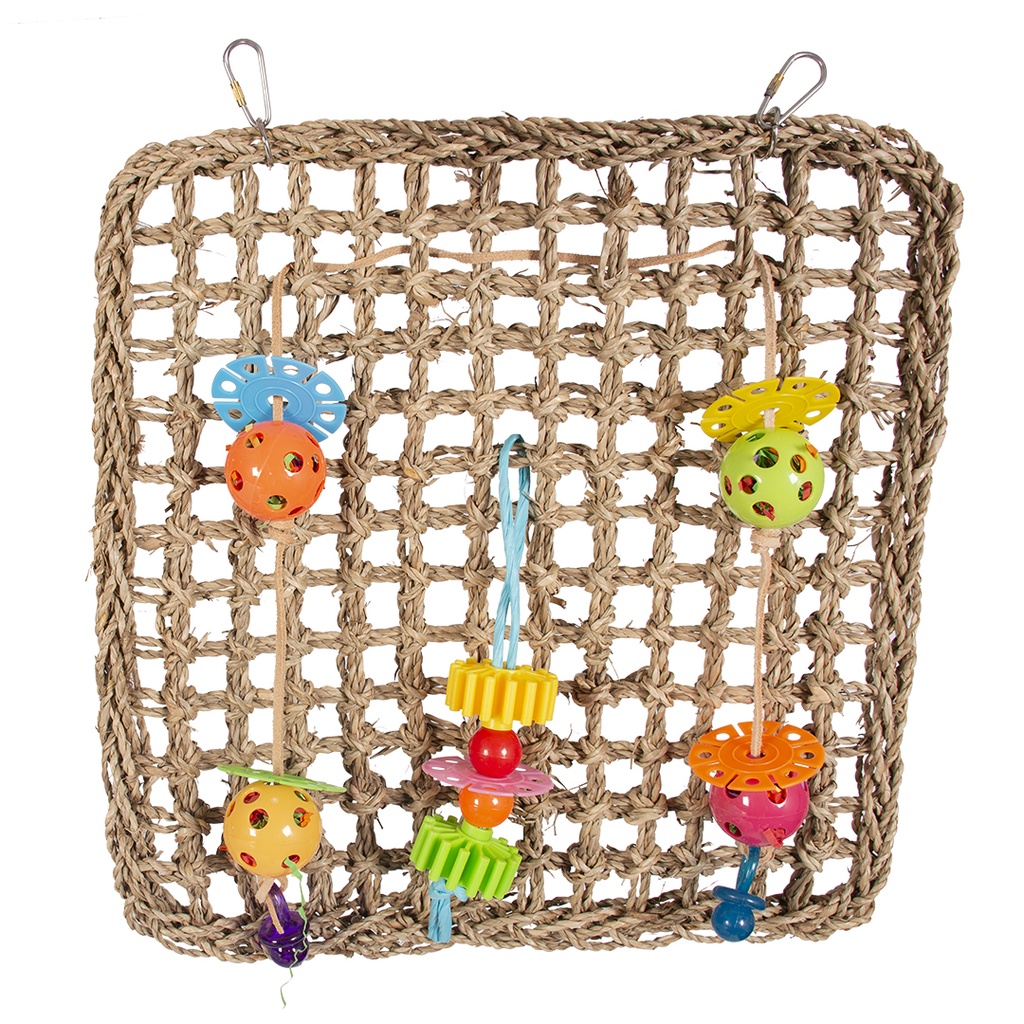 SEAGRASS CLIMBING NET WITH colourful TOYS