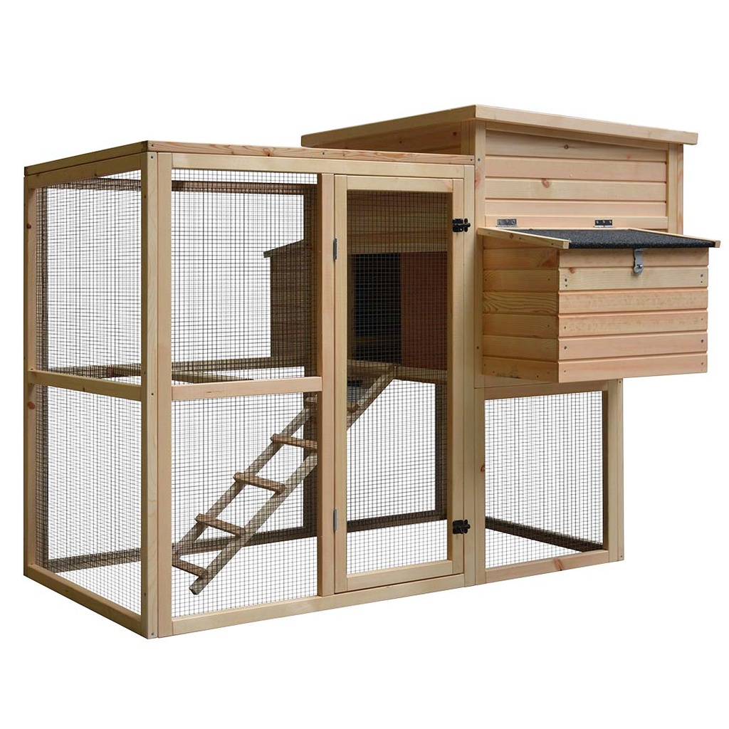 Woodland Hühnerstall Loft Attic Pinus