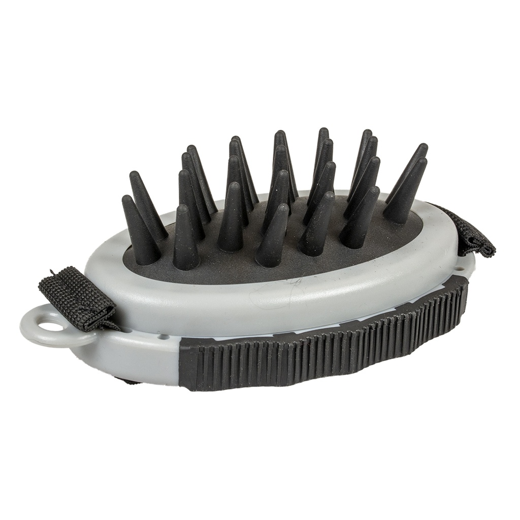 Rubber bath brush