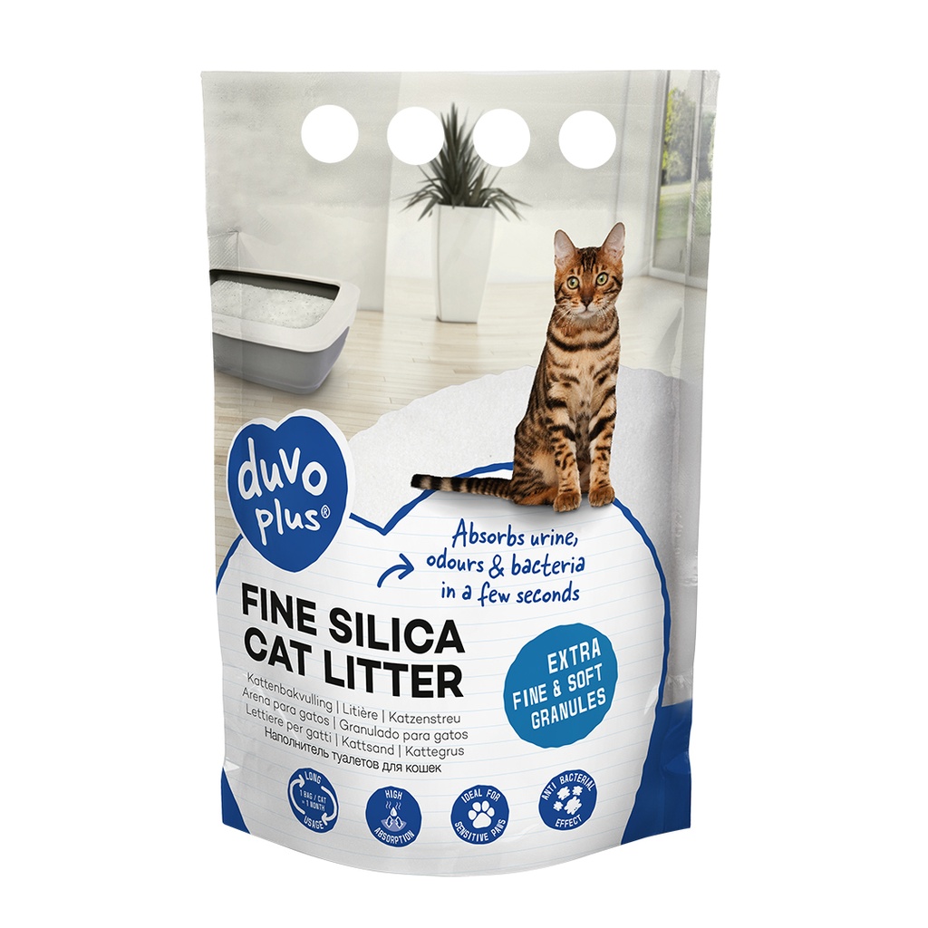 Premium Fine Silica cat litter
