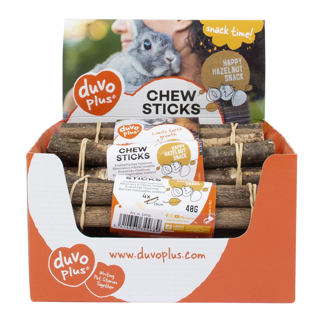 Chew sticks hazelnut
