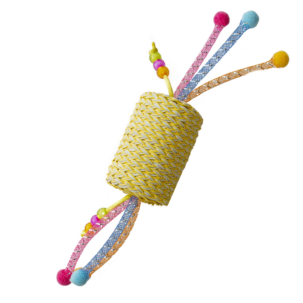 Jolly gelbe Rolle mit Seilen