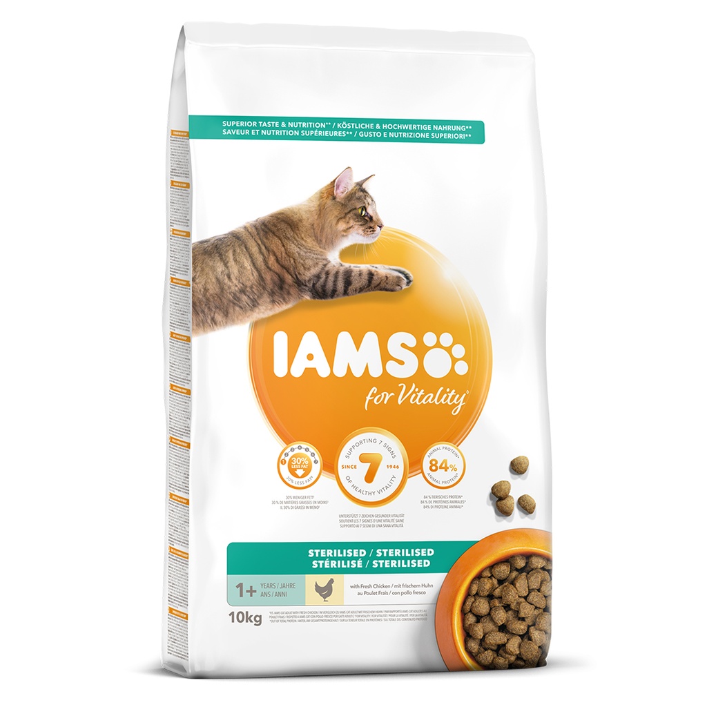 IAMS CAT AD STRLZD CKN