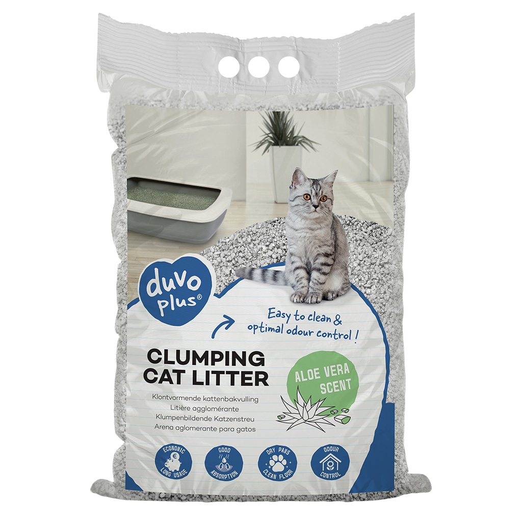 Klontvormende kattenbakvulling aloë vera