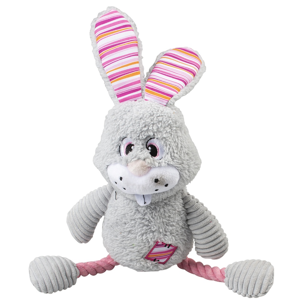 Plush rabbit silly