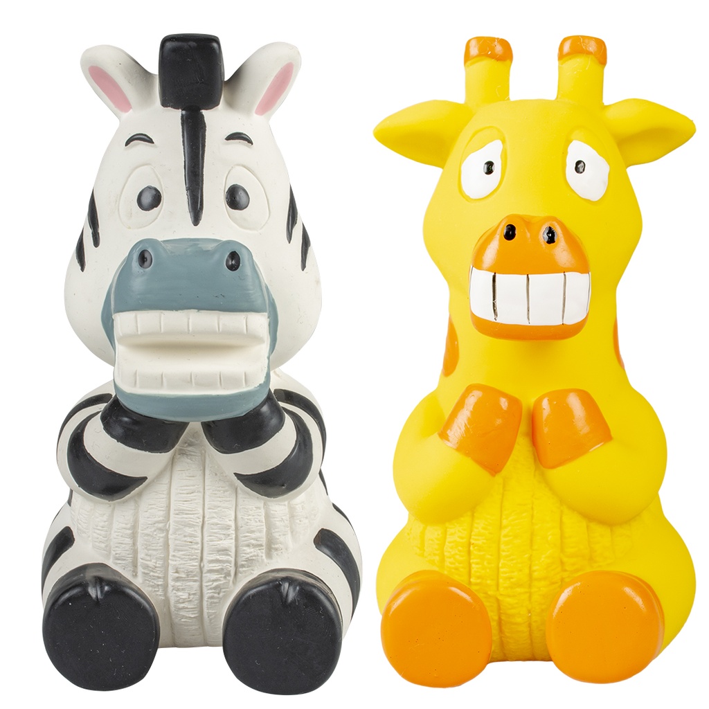 Latex sitzendes Zebra/Giraffe