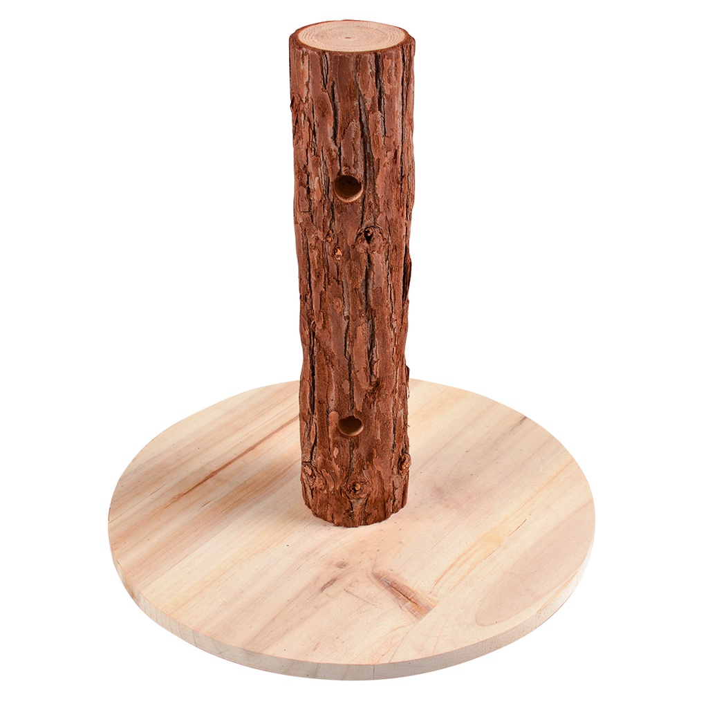 Wooden snack tree trunk