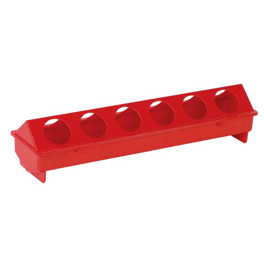Mangeoire pour volaille en plastique trous
