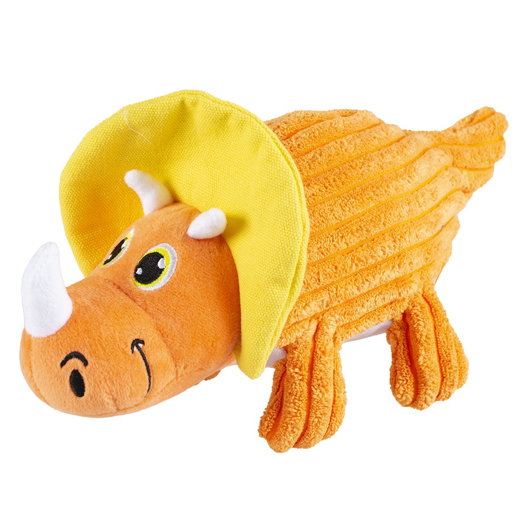 Plush dino Triceratops corduroy