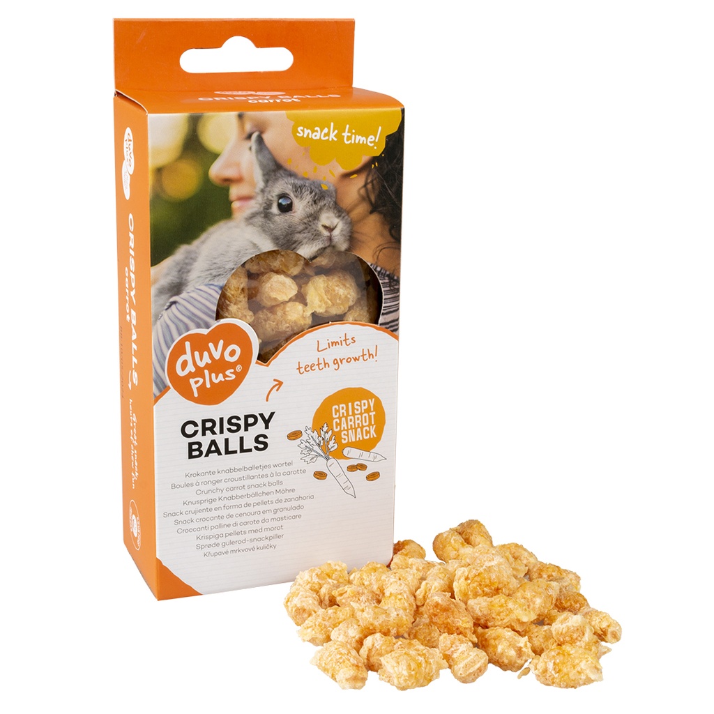 Boules à ronger croustillantes carotte