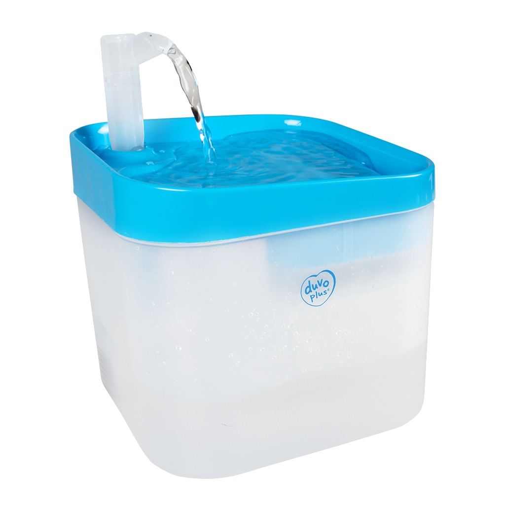 Transparent drinking fountain