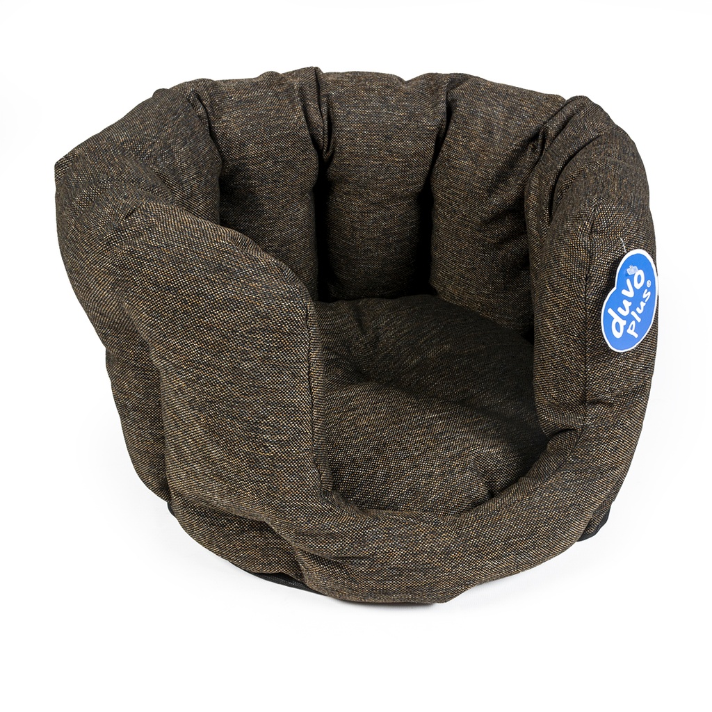 Bed oval King brown