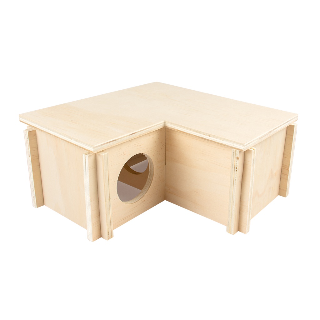 Nagetier Holz L-Bungalow