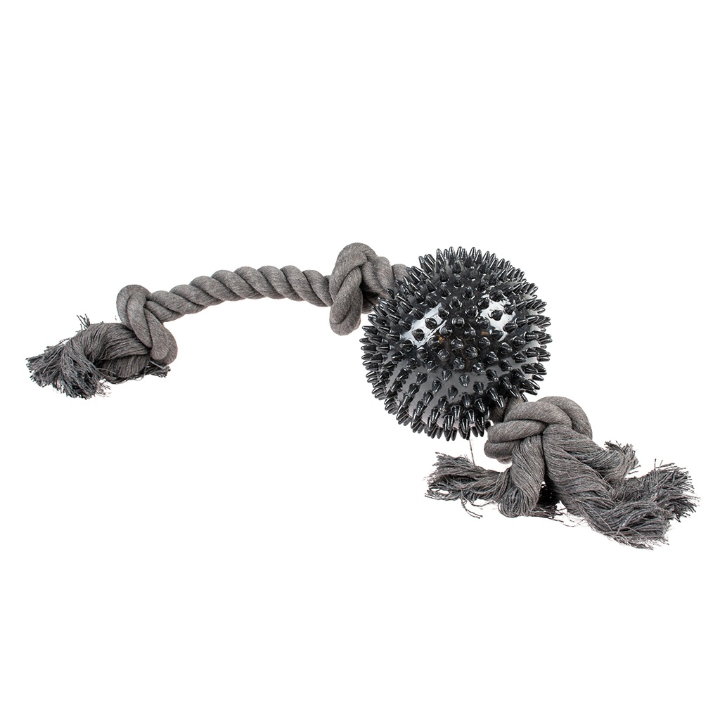 ECO-Seil 3 Knoten & 11 cm Gummiball