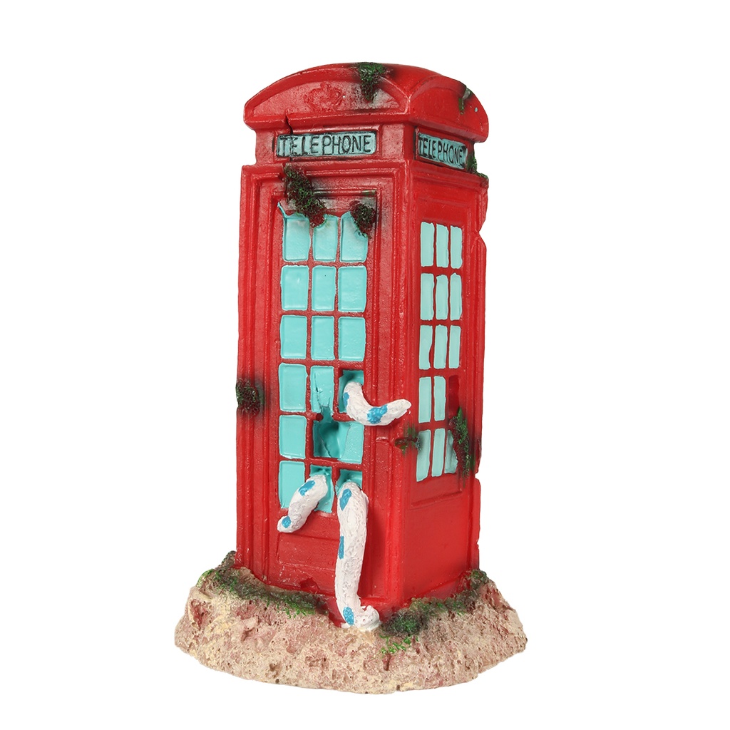 Cabine téléphonique rouge