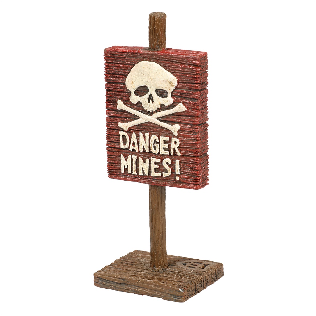 Warnschild – Minengefahr