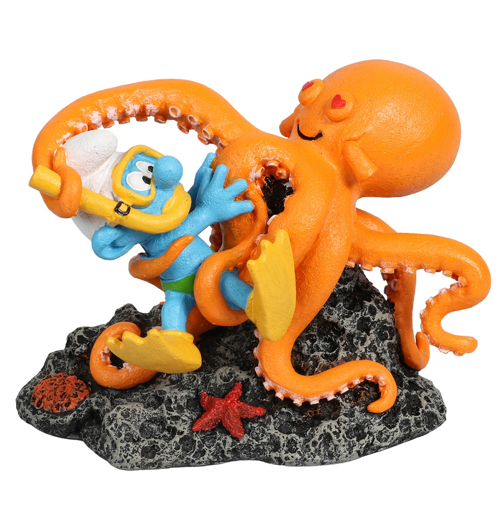 Schlümpfe Unter Wasser Krake