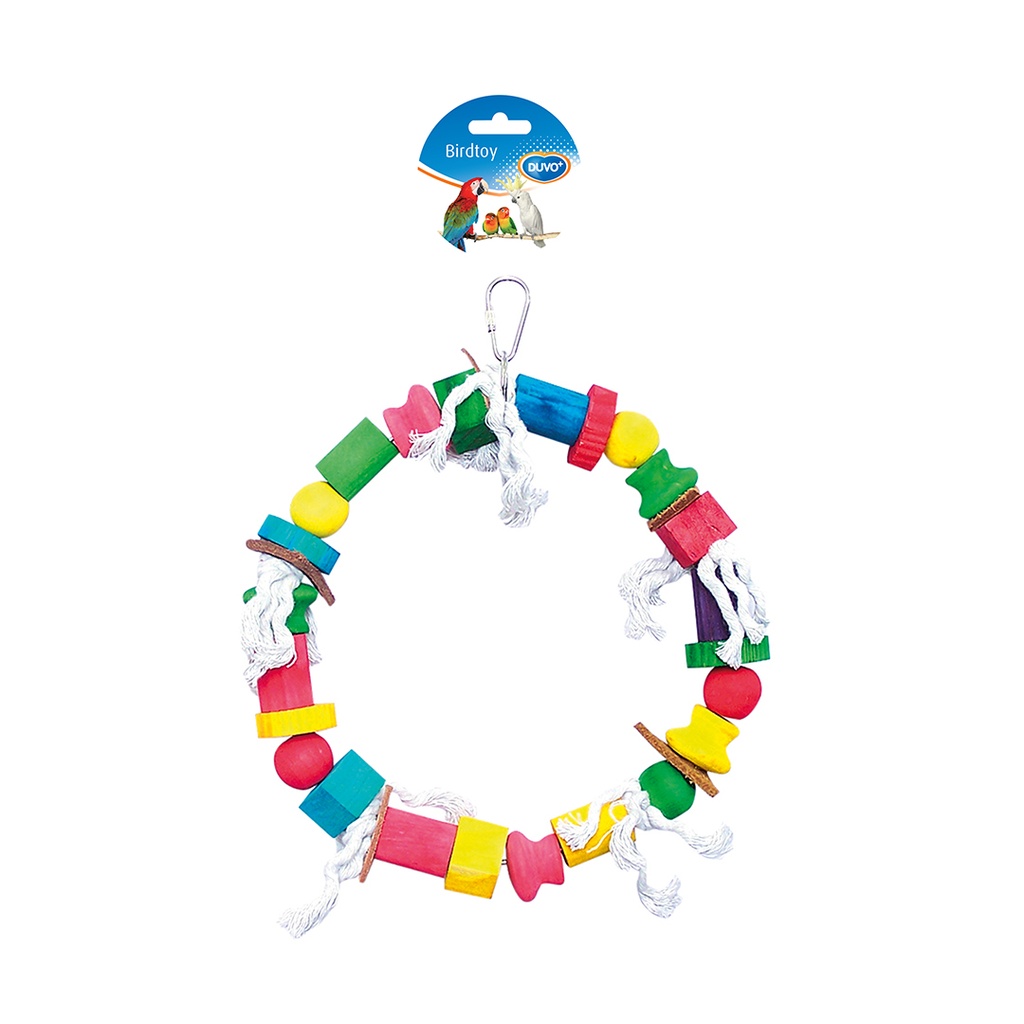 Touwring Met Kleurrijke Blokjes