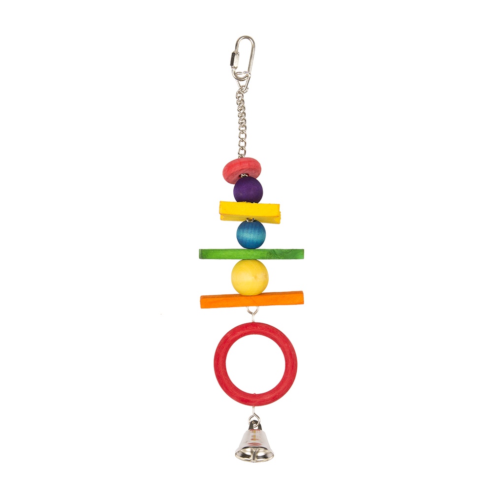 Acrobate With Colorful Wooden Cubes