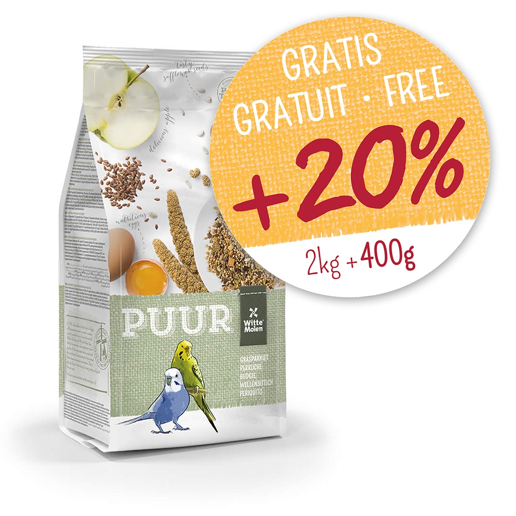 PUUR WELLENSITTICHE +20%