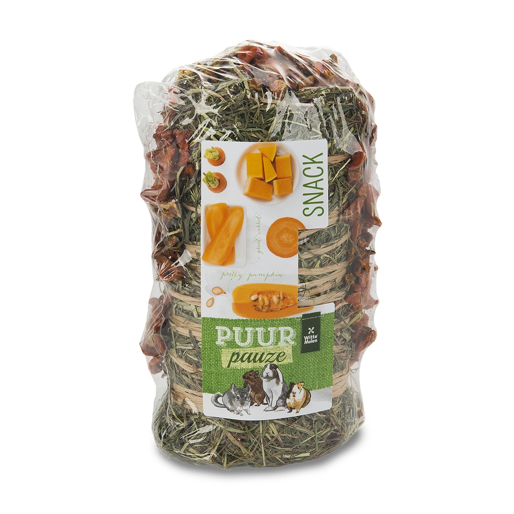 PUUR pauze hay roll carrot & pumpkin