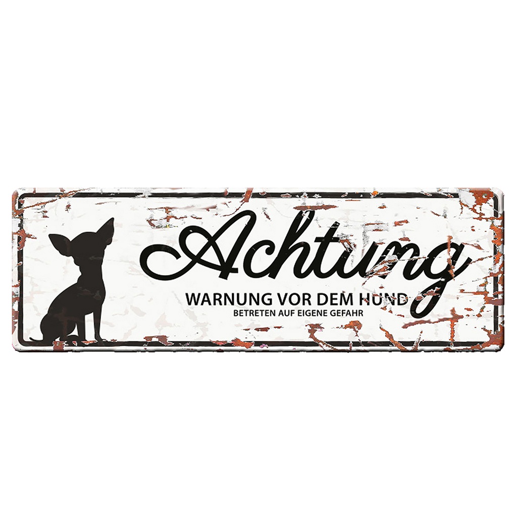 Warning Sign Mini Chihuahua De