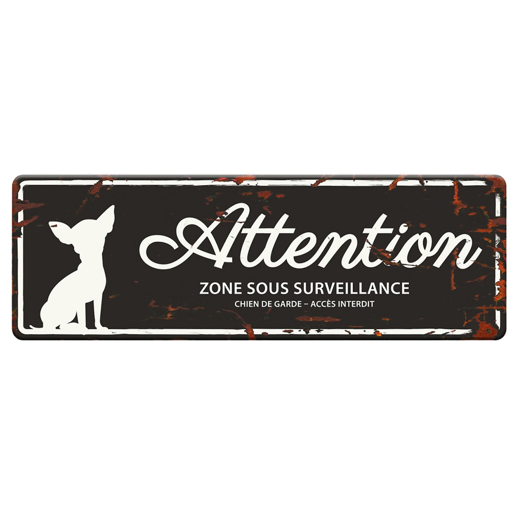 Warning Sign Mini Chihuah