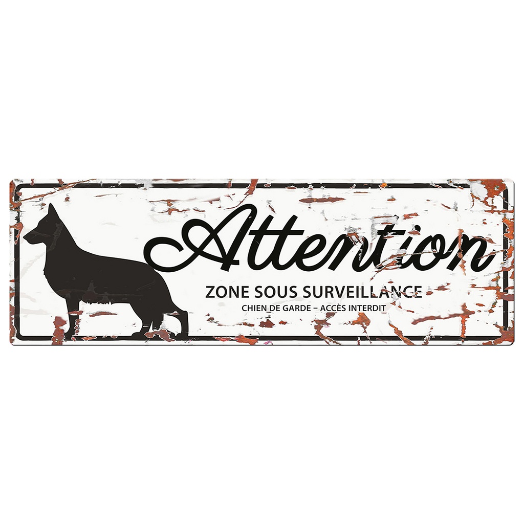 Warning Sign German Sheph