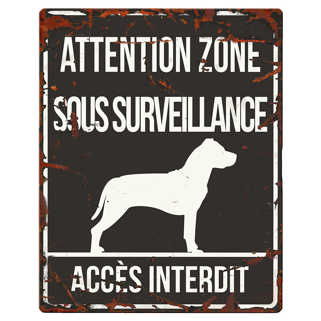 Warning Sign Square Staff