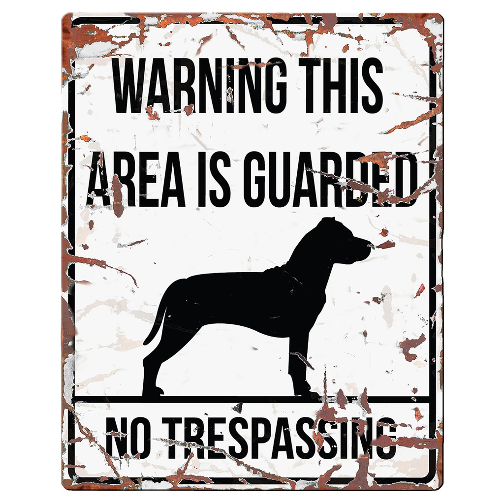 Warning sign square stafford gb