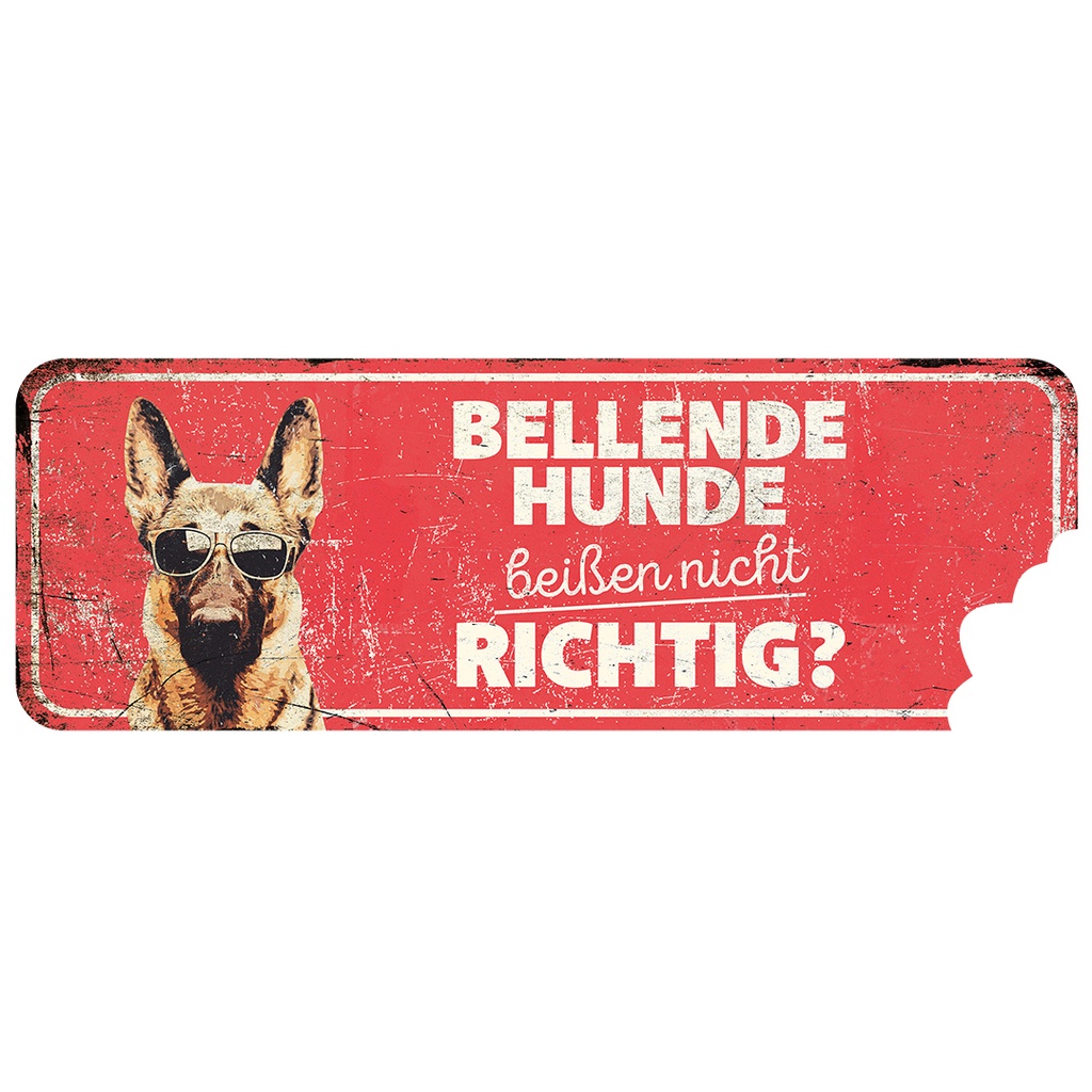 Warnschild german shepherd de