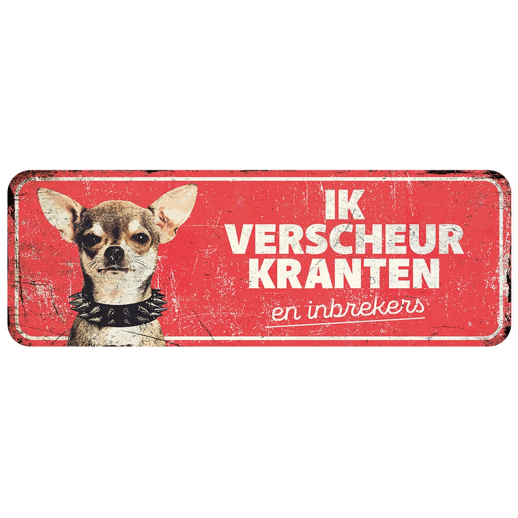 Warnschild chihuahua nl