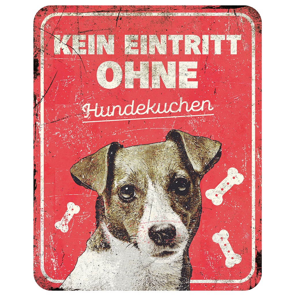 Warnschild jack russel de