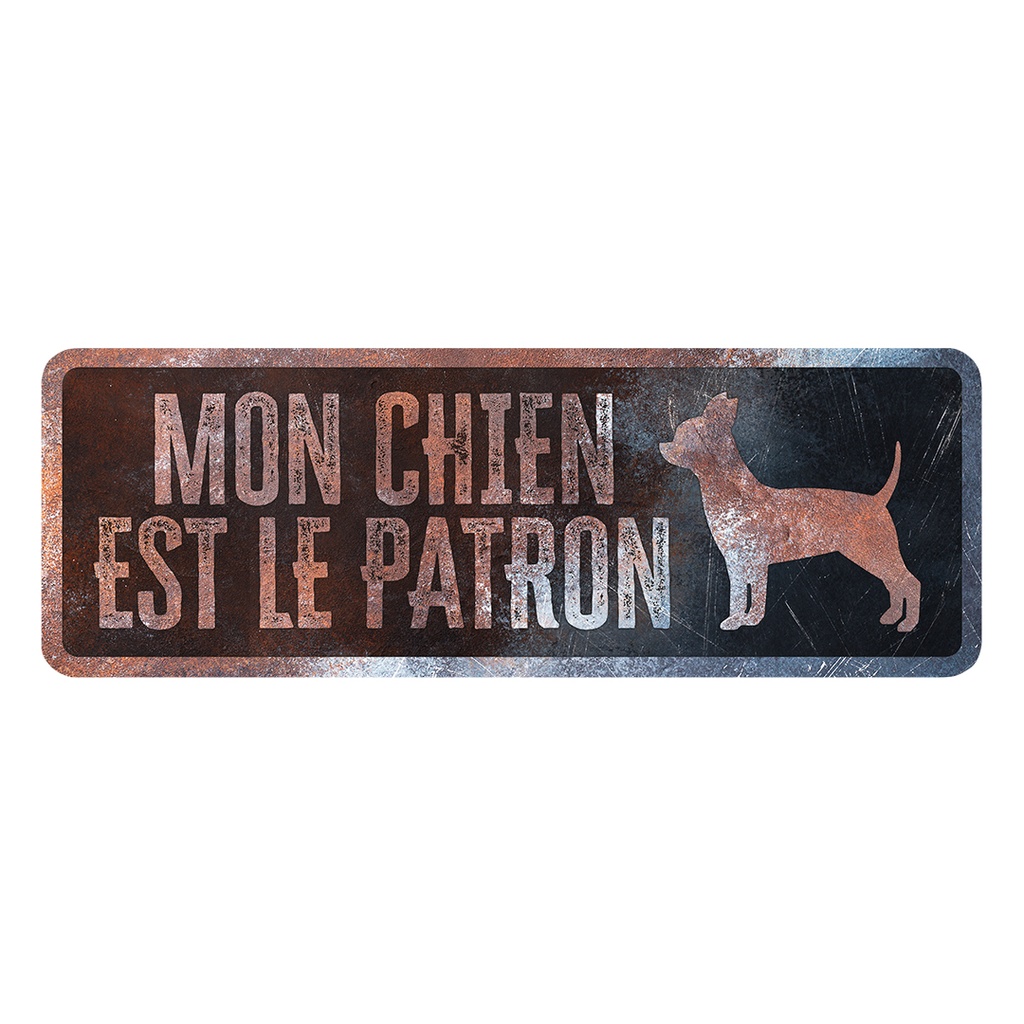 Waarschuwingsbord Chihuahua Frans
