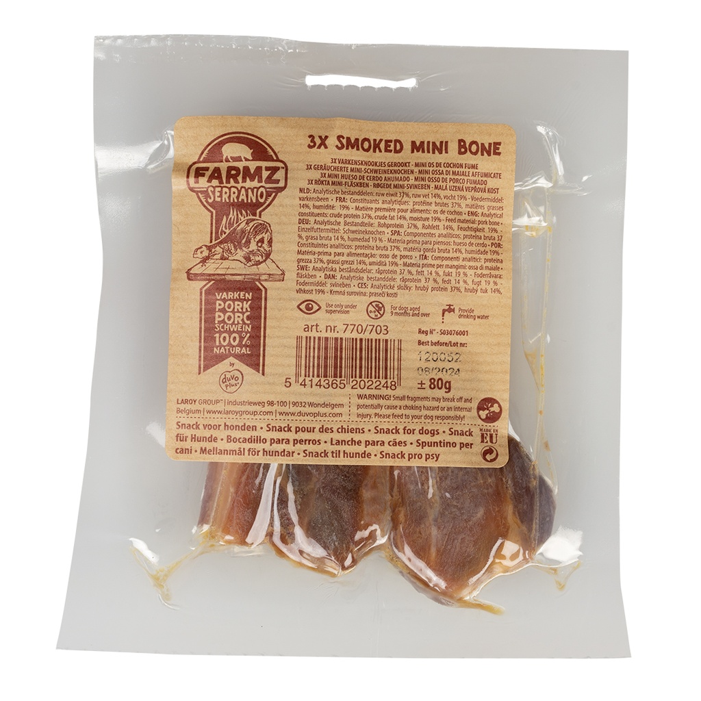 Farmz Serrano Smoked Mini Pork Bone
