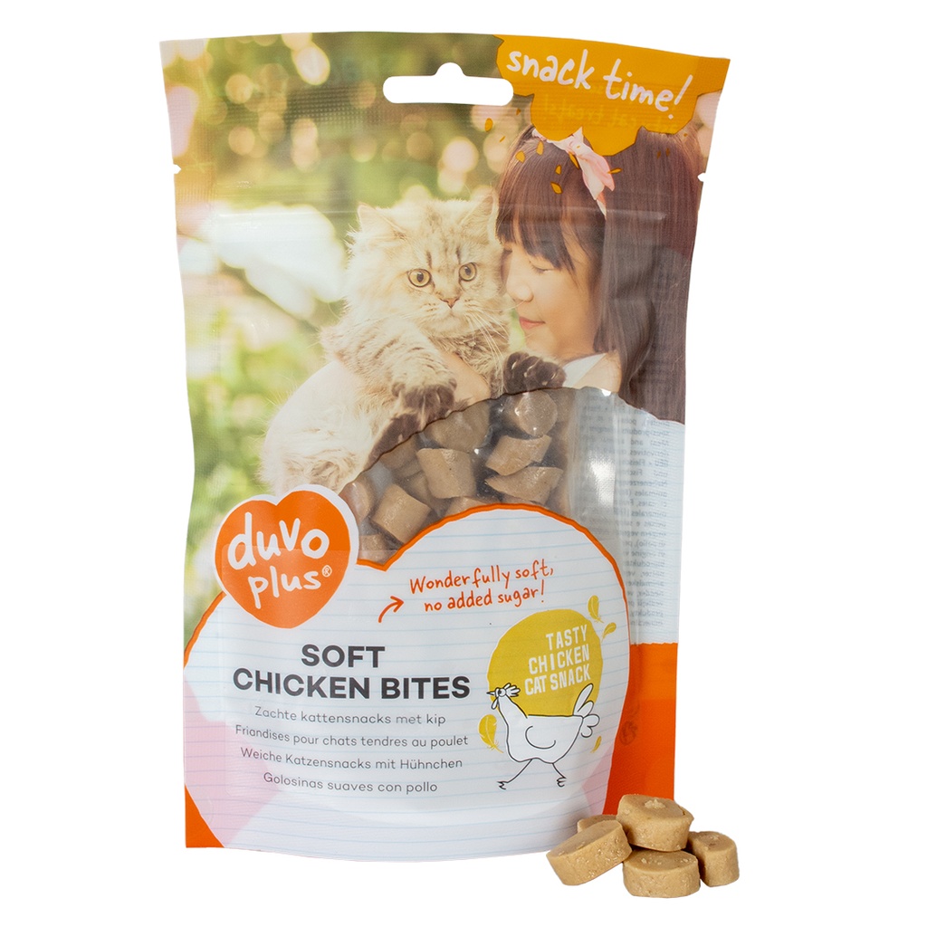 Soft chicken bites