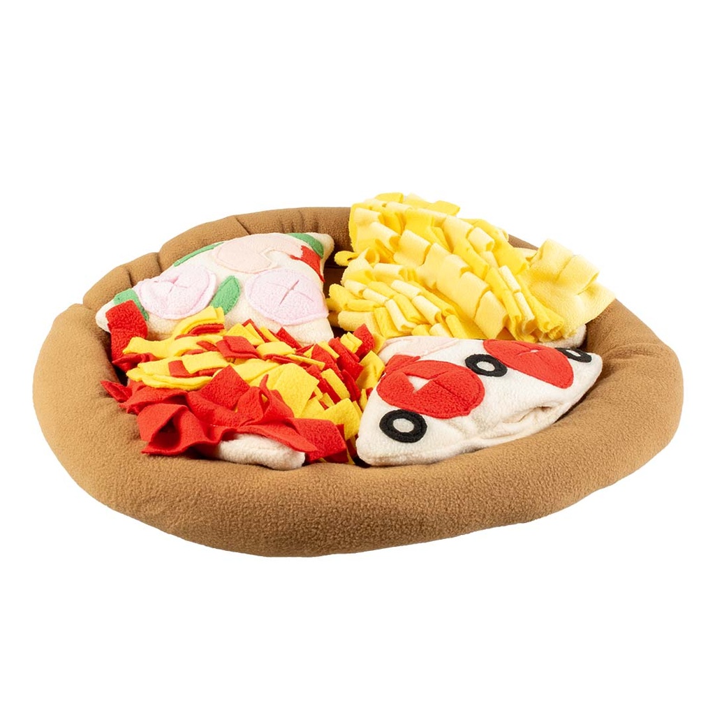 Tapis à renifler pizza délicieux